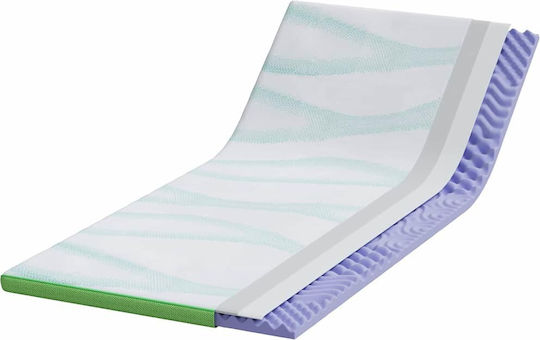 vidaXL Mattress Topper Single Foam 90x200x6cm