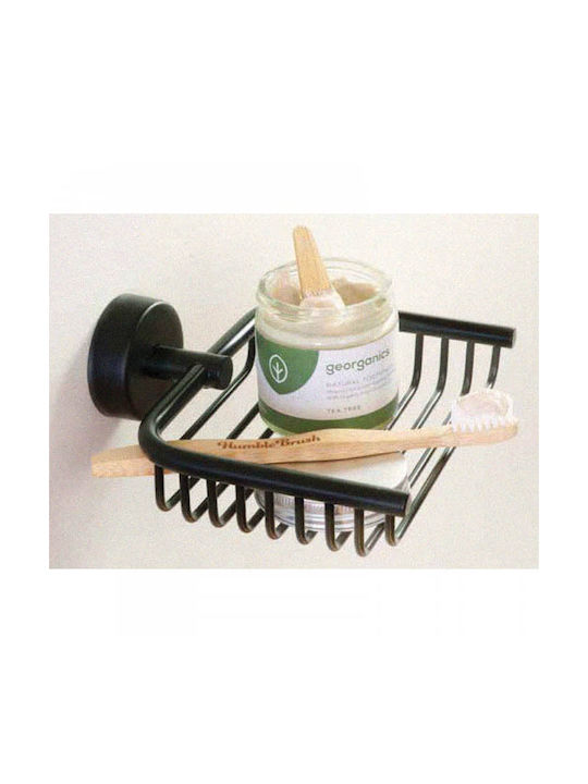 Kapitan Wall Mounted Metallic Black Soap Dish