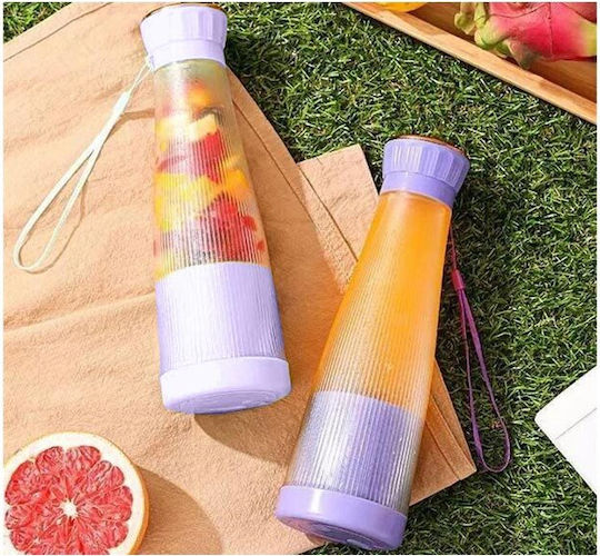 Ασύρματο Μπλέντερ με Πλαστική Κανάτα 400 ml Μωβ