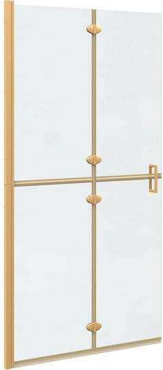 vidaXL Καμπίνα Ντουζιέρας με Συρόμενη Πόρτα 100x190cm Clear Glass Oro vidaXL Καμπίνα Ντουζιέρας με Συρόμενη Πόρτα 100x190cm Clear Glass Oro