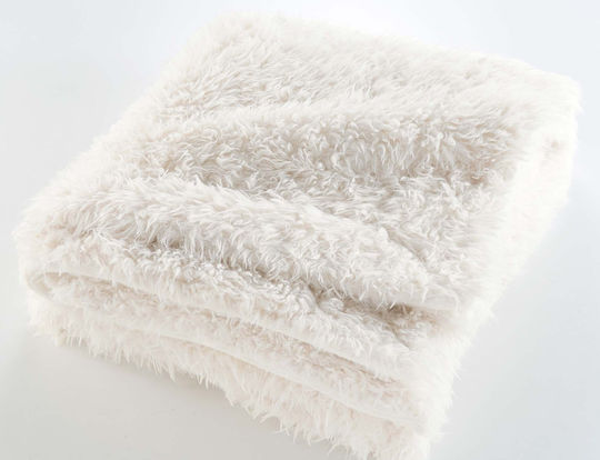 L-c Mouton Ριχτάρι Πολυθρόνας Γούνινο 180x220εκ. Mouton