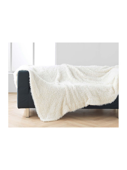 L-c Mouton Ριχτάρι Πολυθρόνας Γούνινο 180x220εκ. Mouton