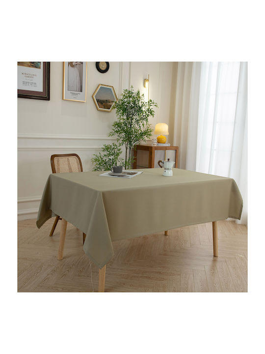 Beauty Home Τραπεζομάντηλο Supreme Art 8488 Λαδί 150x180εκ.
