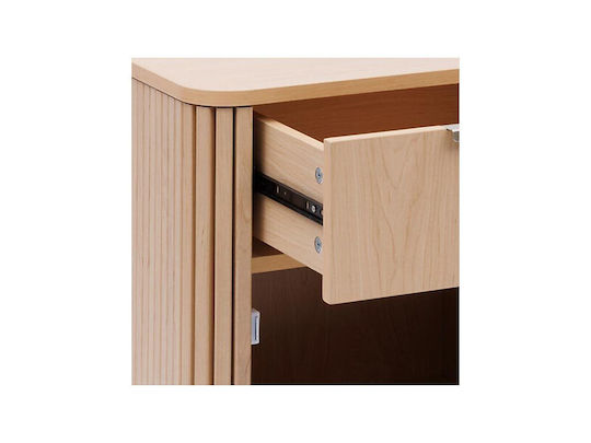 Badezimmerschrank B45xT30xH80cm Braun
