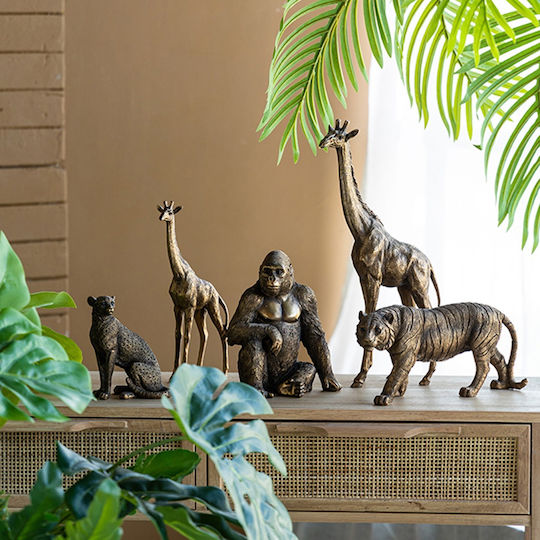 Artekko Decorative Animal Polyresin Tiger 29x9x15cm 1pcs