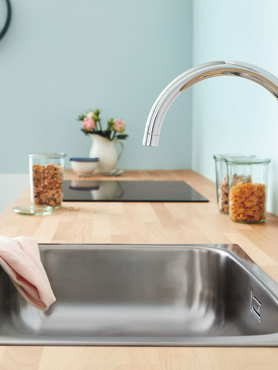 Grohe Start Classic Μπαταρία Κουζίνας Πάγκου Ασημί