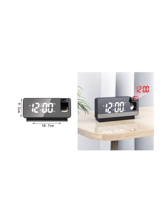 ForHome Tabletop Digital LED Clock with Alarm Multicolour GB-23406