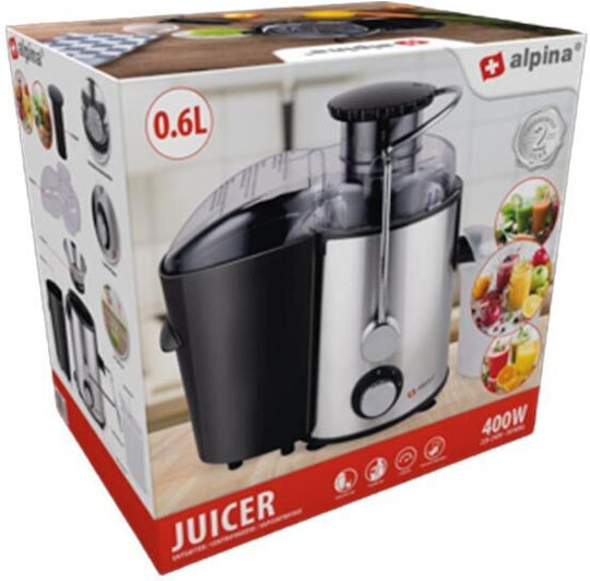 Alpina Appliances Сокоизстисквач 400W Черен