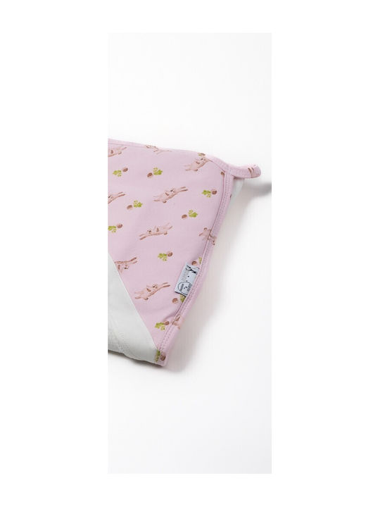 Evita Kids Hooded Bathrobe Pink