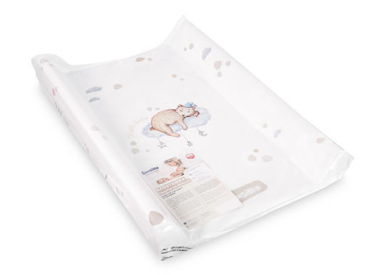 Sensillo Harte Wickelauflage aus Stoff Pastel Bear