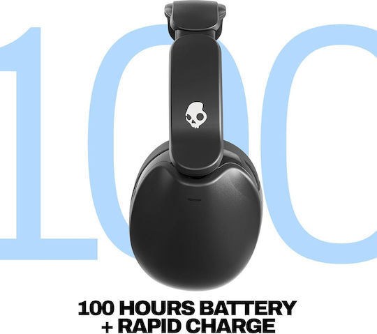 Skullcandy Hesh 360 Wireless / Wired Over Ear Headphones with 100 hours of Operation and Quick Charge Black