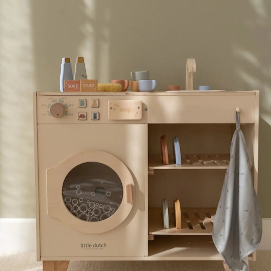 Little Dutch Washing Machine & Sink Wooden for 3+ Years