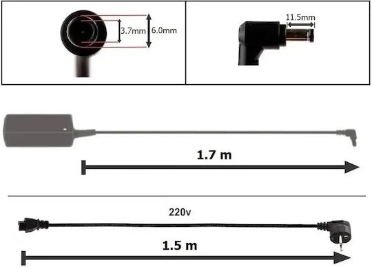 Încărcător Laptop Asus Original 20V 10A 200W Conector 6.0x3.7mm