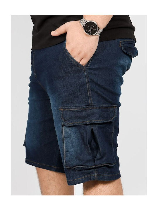 Herrenshorts Jeans Marineblau
