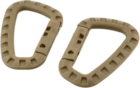 MFH Carabiner Carabiner Plastic 7mm x 8.5 cm - Plastic 7mm x 8.5 cm 2buc