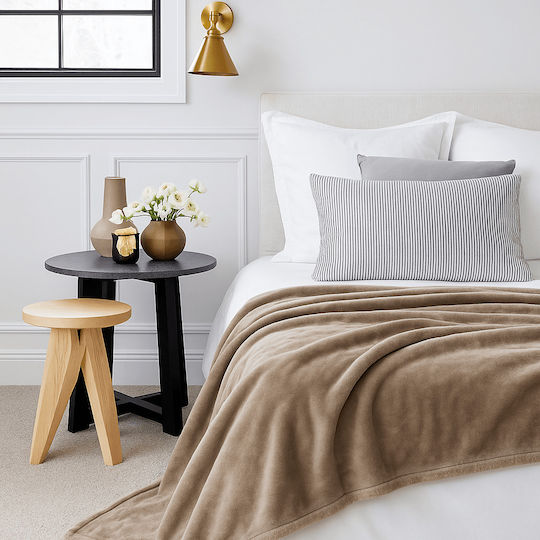 Astron Italy Μονή 150x200εκ. Beige