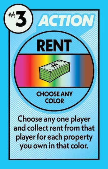 Monopoly Spielkarten Englischsprachiges Deck