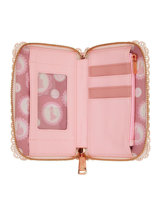 Loungefly Wallet Kinder Geldbörse mit Reißverschluss Rosa