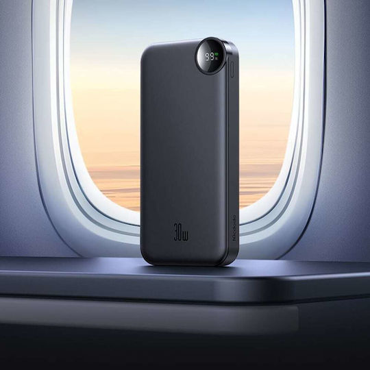 Mcdodo MC-3850 Power Bank 10000mAh 30W με Θύρα USB-A και Θύρα USB-C Μαύρο