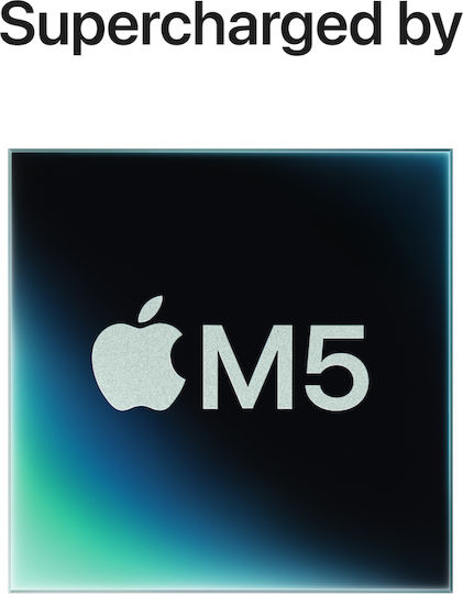 Apple MacBook Pro 14.2" IPS Panel Retina Display 120Hz (M5-10-ядрен/16GB/1TB SSD/10-Core GPU) Сребрист (Международен Английски Език Клавиатура)