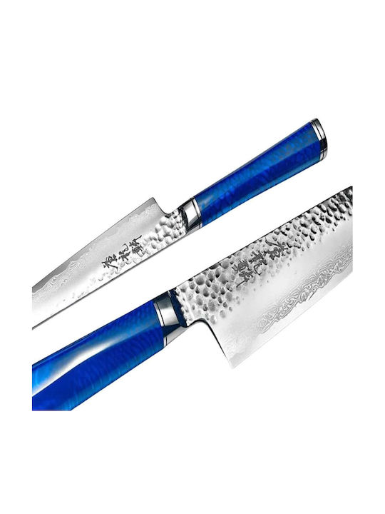 Ryusen Souryurin Μαχαίρι Nakiri από Δαμασκηνό Ατσάλι 16cm