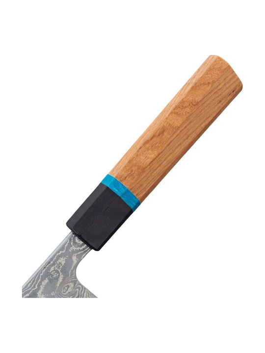 Ryusen Bonten Unryu KAI Μαχαίρι Santoku από Δαμασκηνό Ατσάλι 17.5cm