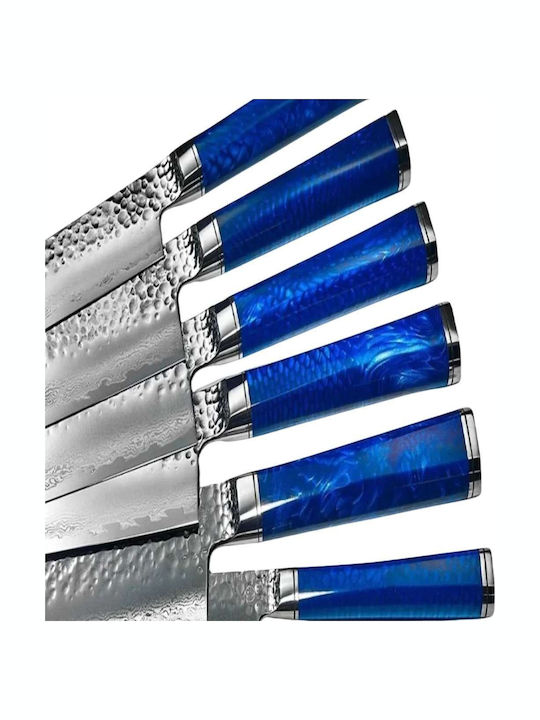 Ryusen Cuțit Santoku din Oțel Damasc 17cm