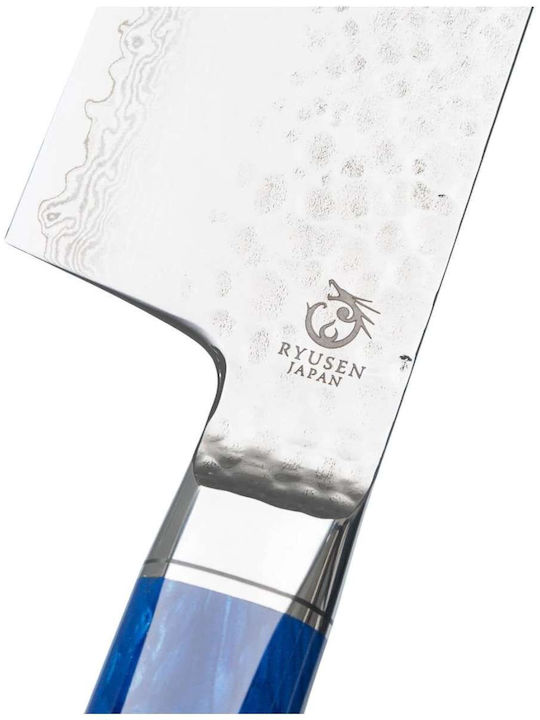 Ryusen Souryurin Μαχαίρι Nakiri από Δαμασκηνό Ατσάλι 16cm