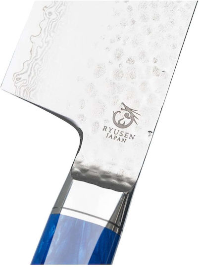 Ryusen Souryurin Μαχαίρι Nakiri από Δαμασκηνό Ατσάλι 16cm