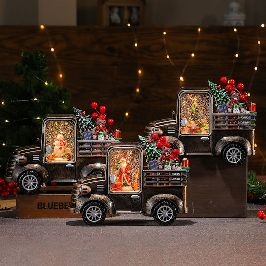 Christmas Decorative Truck LED Lighting & Christmas Scene 17cm