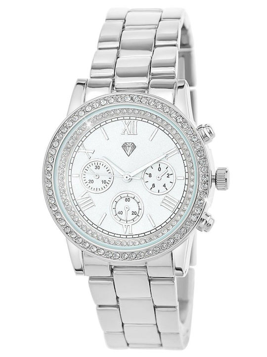 So Charm Women's Watch with Silver Metal Bracelet
