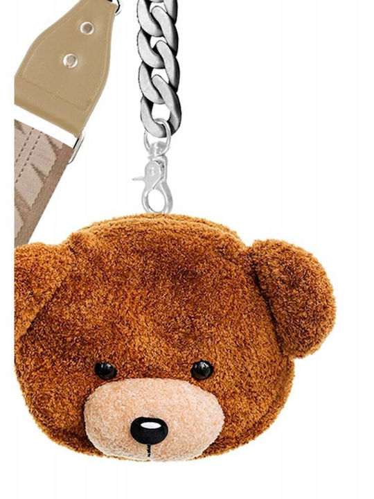 Mod Wave Movement Keychain Brown