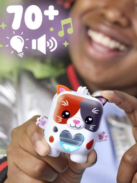Nano-mals Purrnelope Tricolor Kitten Electronic Companion Over 70 Reactions Children Aged 5 Up