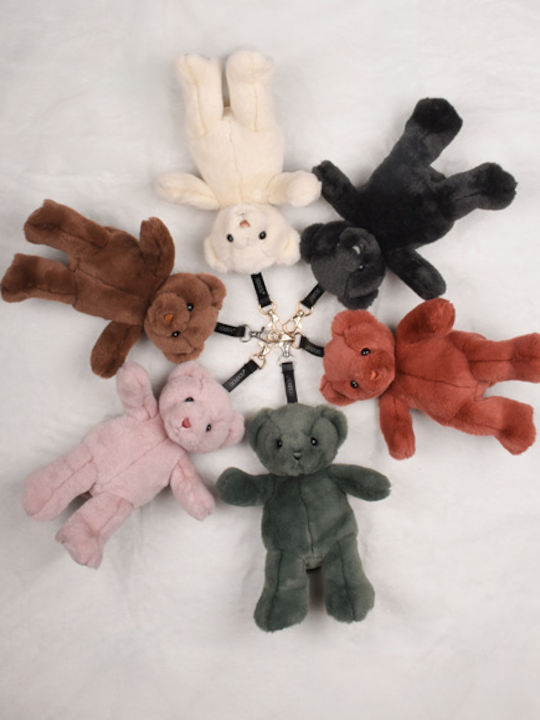 Breloc Ursuleț De Pluș Adorabil 20 Cm Roz Pudrat
