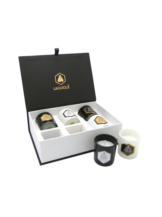 Lou Laguiole Aromatisches Kerze in Gefäß mit Baumwolle Duft 60g 6 Stück