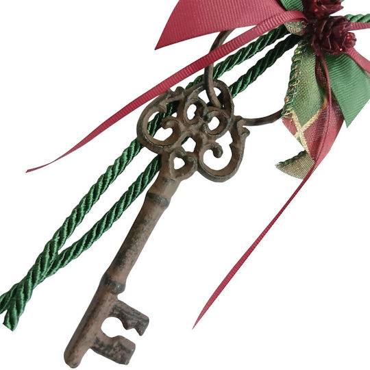 Kalliopi Silver Handmade Hanging Lucky Charm Basin Wrench Green 2026 5x12cm 1pcs