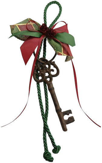 Kalliopi Silver Handmade Hanging Lucky Charm Basin Wrench Green 2026 5x12cm 1pcs