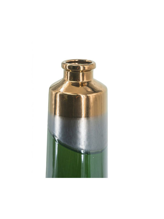 Artekko Vază Decorativă Ceramică Electric Verde 14x14x30cm 1buc