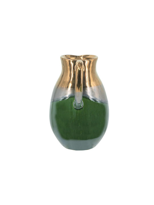 Artekko Vază Decorativă Ceramică Electric Verde 20.5x16x25cm 1buc