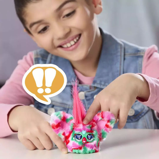 Hasbro Jucărie de pluș Furby Furblet de Crăciun Mentă Pepene pentru 6+ ani Ani 9.5 cm.