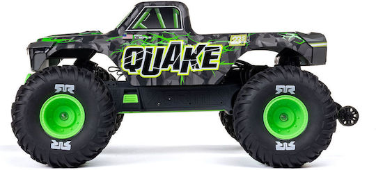 Arrma 1/10 Quake 223s Dsc 2WD RTR Brushless Monster Truck Green Without Battery Charger Ara3537t2 Arrma
