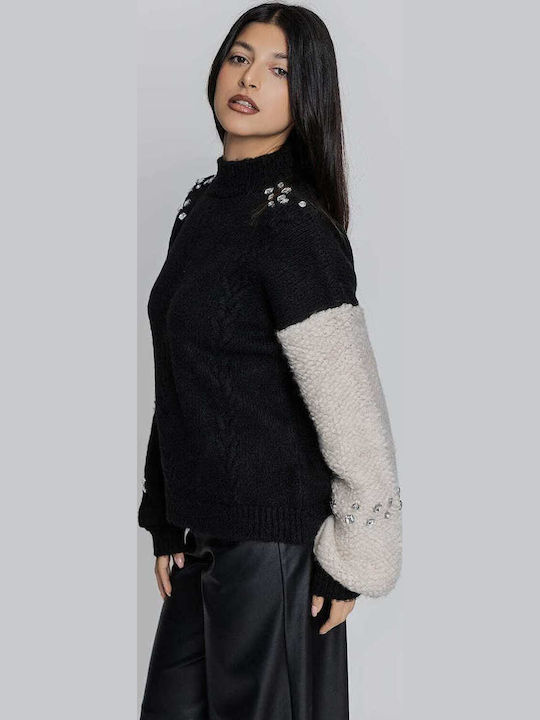 Women's Long Sleeve Sweater Black