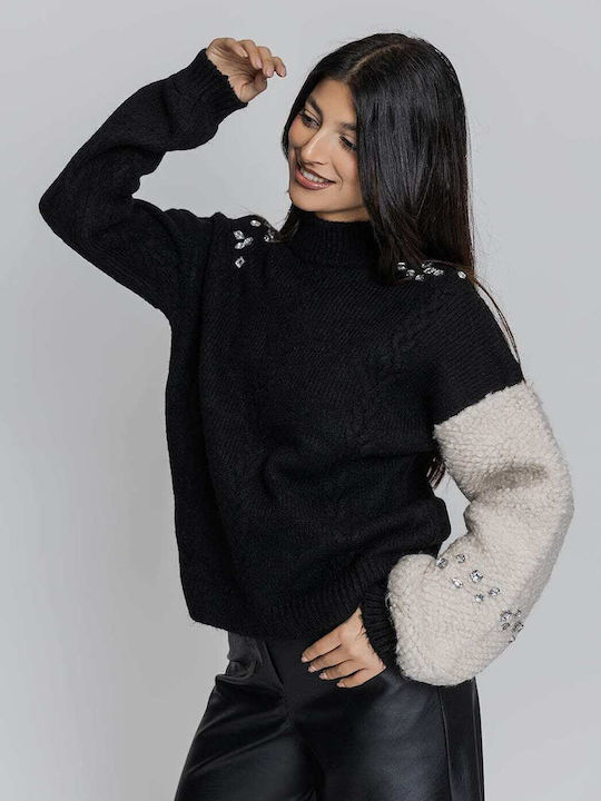 Women's Long Sleeve Sweater Black