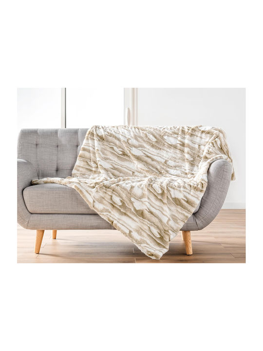 Douceur d'Intérieur Sherpa Blanket Half Double 180x220cm White