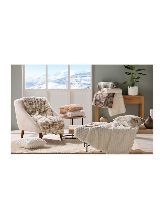 Douceur d'Intérieur Sherpa Blanket Half Double 180x220cm White