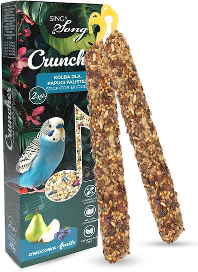 Sing&song Cruncher 85gr Vogelfutter Für Wellensittiche Obst