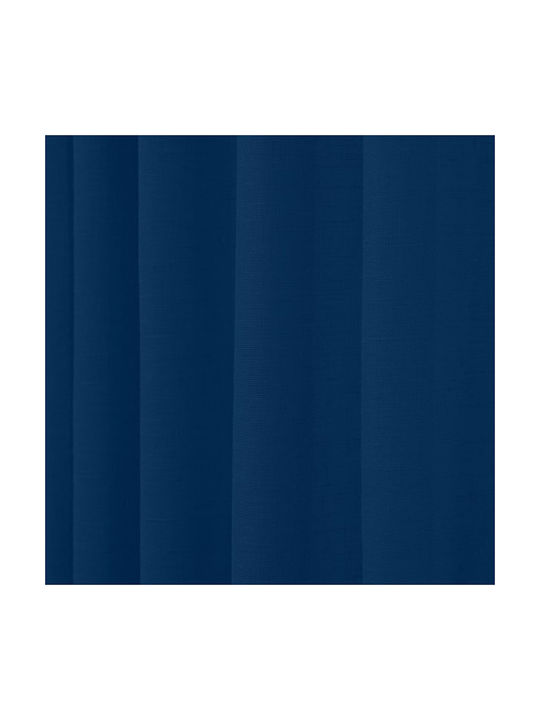 Lino Home Κουρτίνα με Τρέσα Μπλε 150x295εκ.