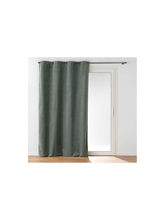 Douceur d'Intérieur Curtain Blackout Window with Grommet Gray 140x260cm