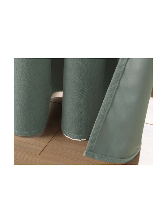 Douceur d'Intérieur Curtain Blackout Window with Grommet Gray 140x260cm