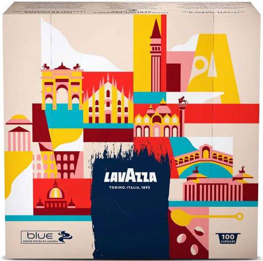Capsule Lavazza Blue Galleria Milano X2 Dublă Doză 100 Bucăți